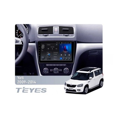 Штатна магнітола Teyes X1 2+32 Gb Skoda Yeti 5L 2009-2014 10"