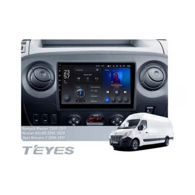 Штатна магнітола Teyes X1 2+32 Gb Wi-Fi для Renault Master 2010-2019 / Nissan NV400 2010-2020 / Opel Movano 2 2010-2019 (F2) 10"