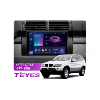 Штатна магнітола Teyes CC3 2k 6+128 Gb 360° BMW X5 E39 E53 1999-2006 (maximum equipment) 9"