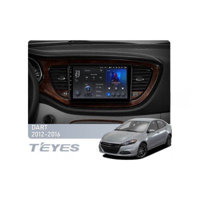 Штатна магнітола Teyes X1 2+32 Gb Wi-Fi Dodge Dart 2012-2016 9"