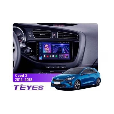 Штатна магнітола Teyes CC3 6+128 Gb 360° Kia Ceed 2 JD 2012-2018 9"