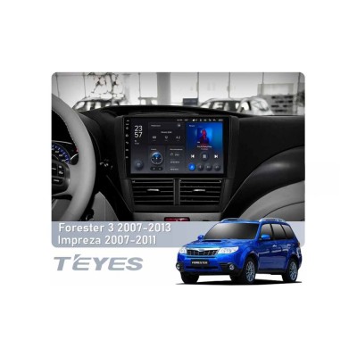 Штатна магнітола Teyes X1 2+32 Gb Wi-Fi Subaru Forester 3 SH 2007-2013, Impreza GH GE 2007-2011 9"