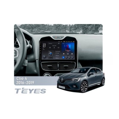 Штатна магнітола Teyes X1 2+32 Gb Wi-Fi Renault Clio 4 BH98 KH98 2016-2019 10"
