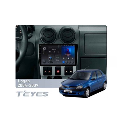 Штатна магнітола Teyes X1 2+32 Gb Wi-Fi Renault Logan 1 2004-2009 9"