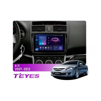 Штатна магнітола Teyes CC3 2k 6+128 Gb 360° Mazda 6 2 GH 2007-2012 9"