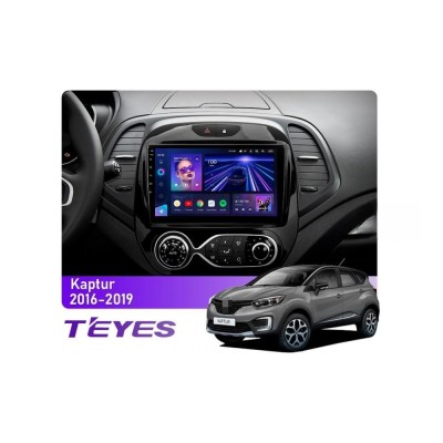 Штатна магнітола Teyes CC3 6+128 Gb 360° Renault Kaptur 2016-2019 (A) 9"