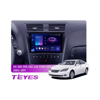 Штатна магнітола Teyes CC3 2k 6+128 Gb 360° Lexus GS 3 300 350 400 430 450H 460 2004-2011 9"