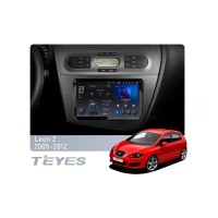 Штатна магнітола Teyes X1 2+32 Gb Wi-Fi Seat Leon 2 2005-2012 (F2) 9"