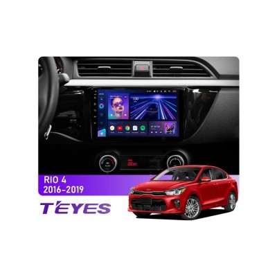 Штатна магнітола Teyes CC3 6+128 Gb 360° Kia RIO 4 (K2) 2016-2019 (B) 9"