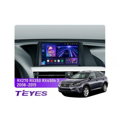 Штатна магнітола Teyes CC3 6+128 Gb 360° Lexus RX270 RX350 RX450h AL10 3 2008-2015 (B) 9"