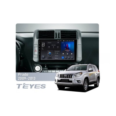Штатна магнітола Teyes X1 2+32 Gb Wi-Fi Toyota Land Cruiser Prado 150 2009-2013 (A) 9"