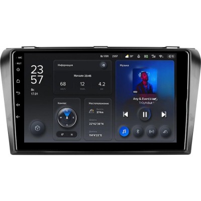 Штатна магнітола Teyes X1 2+32 Gb Mazda 3 1 BK 2003-2009 9"