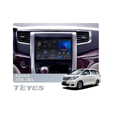 Штатна магнітола Teyes X1 2+32 Gb Wi-Fi Toyota Alphard H20 2008-2014 9"