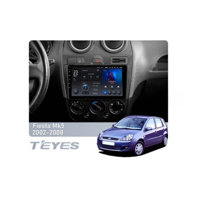 Штатна магнітола Teyes X1 2+32 Gb Wi-Fi Ford Fiesta 5 (Mk5) 2002-2008 9"