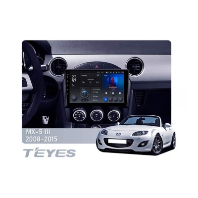 Штатна магнітола Teyes X1 2+32 Gb Mazda MX-5 3 NC 2008-2015 9"