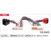 Перехідник для магнітол Dacia, Renault, Opel Carav 12-243