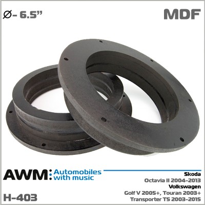 Проставки під динаміки AWM H-403 Volkswagen, Skoda