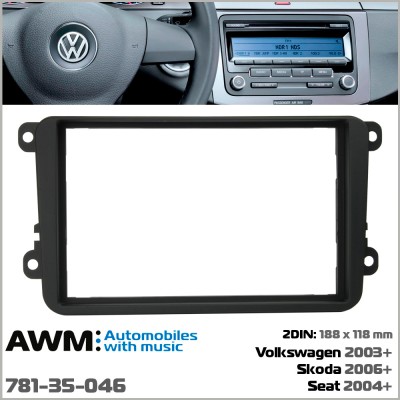 Перехідна рамка AWM Volkswagen, Skoda, Seat (781-35-046)