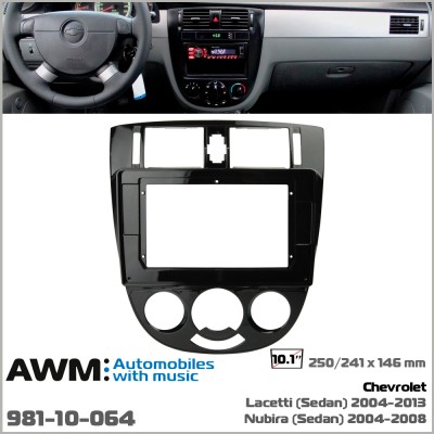 Переходная рамка AWM Chevrolet Lacetti, Nubira (981-10-064)