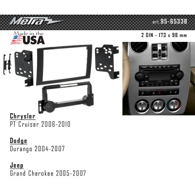 Перехідна рамка Chrysler, Dodge, Jeep Metra 95-6533B