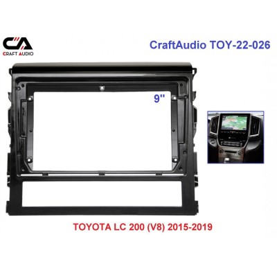 Рамка переходная CraftAudio TOY-22-026 TOYOTA LC 200 (V8) 2015-2019