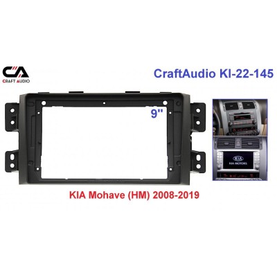 Рамка переходная CraftAudio KI-22-145 KIA Mohave (HM) 2008-2019 9"