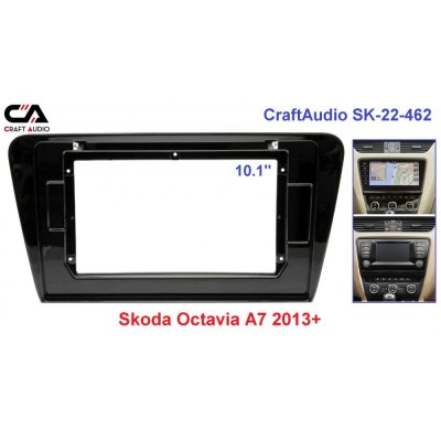 Рамка переходная CraftAudio SK-22-462 SKODA Octavia A7 2013+ 10.1"