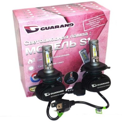 Світлодіодні лампи LED Guarand S1 H4 Hi/Low CSP 5000k 4000Lm 35w 12-24v