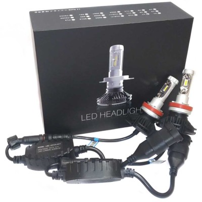 Світлодіодні лампи LED Guarand 7S H11 (H8, H9) ZES 5000k 6000Lm 12-24v