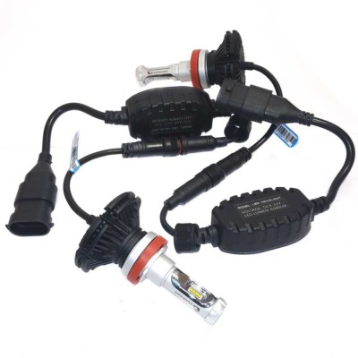 Світлодіодні лампи LED Guarand 7S H11 (H8, H9) ZES 5000k 6000Lm 12-24v