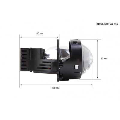 Комплект лінз Infolight A2-Pro BI-LED