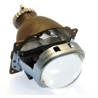 Линзы биксеноновые тип KOITO SQUARE LENS H4 (2шт)