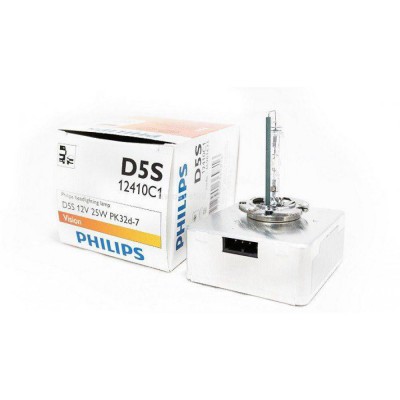 Лампа ксеноновая PHILIPS 12410C1 D5S 85V 25W PK32d-7 Vision