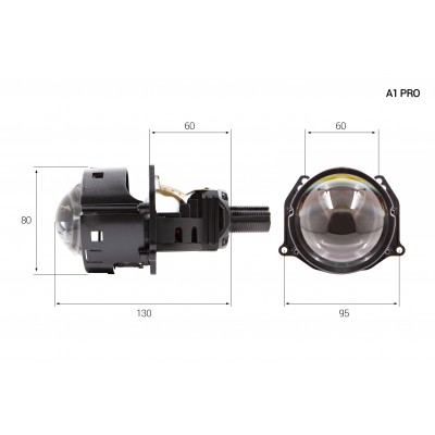 Комплект линз Infolight A1-Pro BI-LED