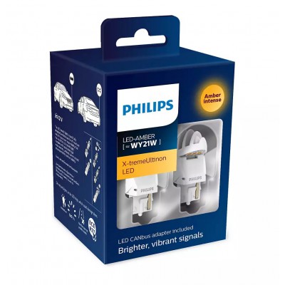 LED лампа Philips 11065XUAXM W21W 12V Yellow