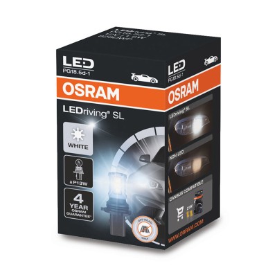 Галогенна лампа діоди OSRAM 828DWP P13W 1.6 W 12V PG18,5d-1 LEDriving SL