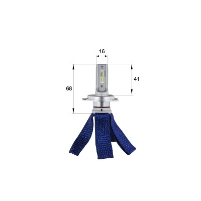 LED лампа Sho-Me F1 H4 30W