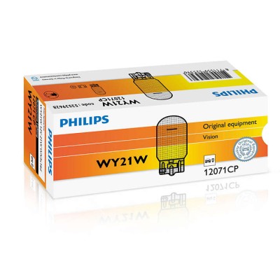 Галогенна лампа PHILIPS 12071CP WY21W 12V 21W WX3x16d