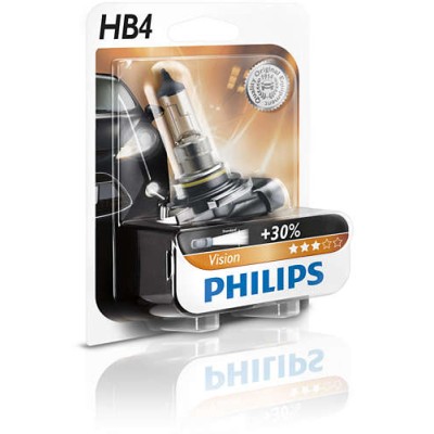 Галогенная лампа PHILIPS 9006PRB1 HB4 55W 12V P22d Premium
