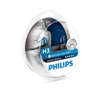 Галогенна лампа PHILIPS 12336DVS2 H3 12V 55W PK22s DiamondVision комплект 2шт