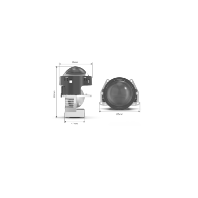 Комплект лінз Infolight UNI-2 BI-LED