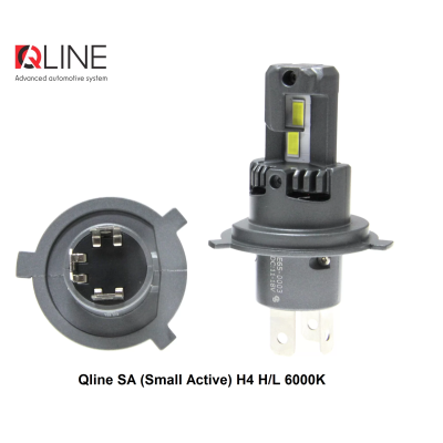 Комплект світлодіодних ламп Qline SA (Small Active) H4 H/L 6000K (2шт)