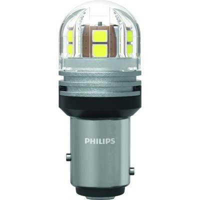 Комплект світлодіодних ламп PHILIPS 11499CU70X2 P21/5W LED Ultinon Pro7000 BAY15d WHITE 12/24V