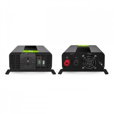 Преобразователь напряжения Green Cell 12V to 230V 300W/600W чистый синус