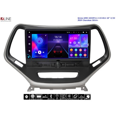 Штатна магнітола QLine 1023P11-J-22-811 10" 2/32 JEEP Cherokee 2014+
