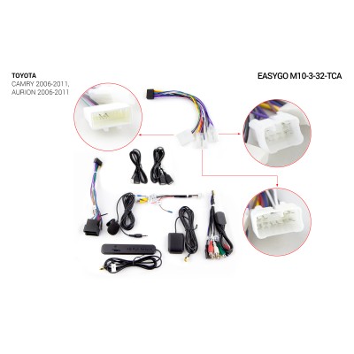 Штатная автомагнитола EasyGo M10-3-32-TCA Toyota: Camry (2006-2011); Aurion (2006-2011)