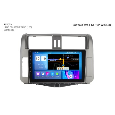 Штатное головное устройство EasyGo M9-4-64-TCP v2 QLED Toyota Land Cruiser Prado (150)