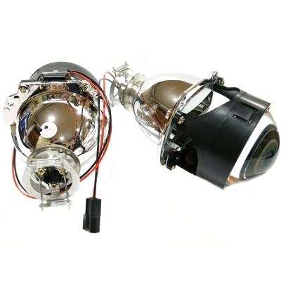 Ксенонові лінзи Guarand G5 Standart H1 2.5" з ангельськими очками LED CREE