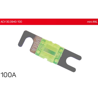 Запобіжники mini ANL 100А 1 шт. ACV 30.3940-100
