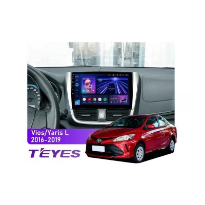 Штатна магнітола Teyes CC3 6+128 Gb Toyota Vios, Yaris L 2016-2019 10"
